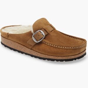 Birkenstock Buckley genuine shearling mule